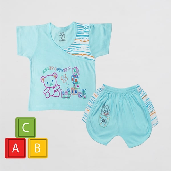 Jo kids wear Baby Boy Cotton Dress Set (Top and Shorts)_5118