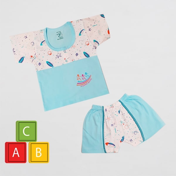 Jo kids wear Baby Boy Cotton Dress Set (Top and Shorts)_5132